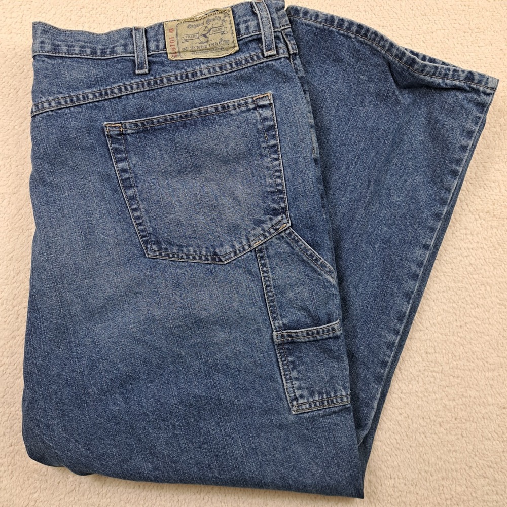 Redhead Carpenter Jeans Mens Size 48x30 Blue Workwear Utility Loop